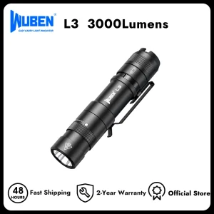 3000 Lumen Tactical Flashlight Rechargeable